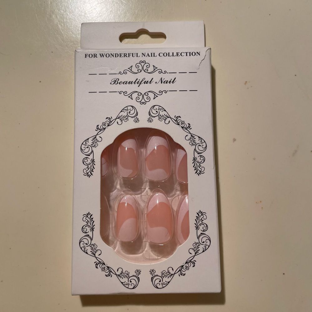24 piece nail kit with file and nail tape